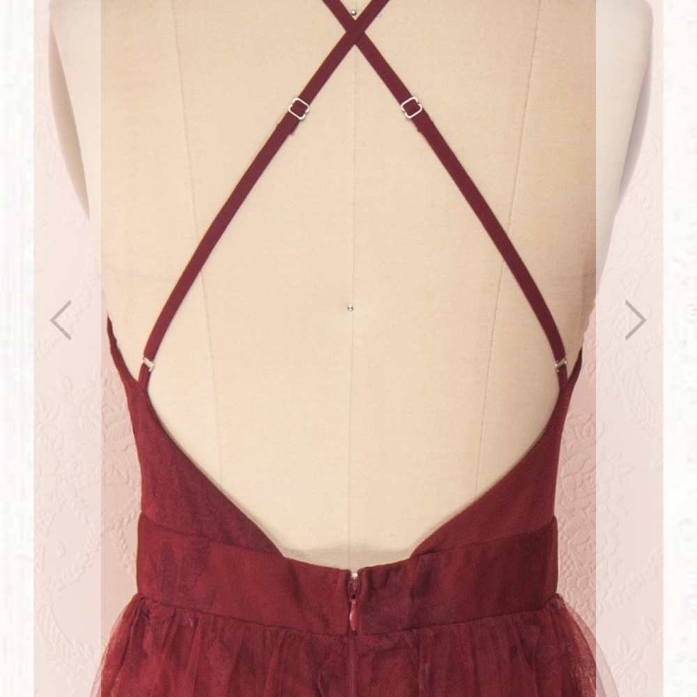 Kailania Burgundy Maxi Dress - Picture 6 of 7